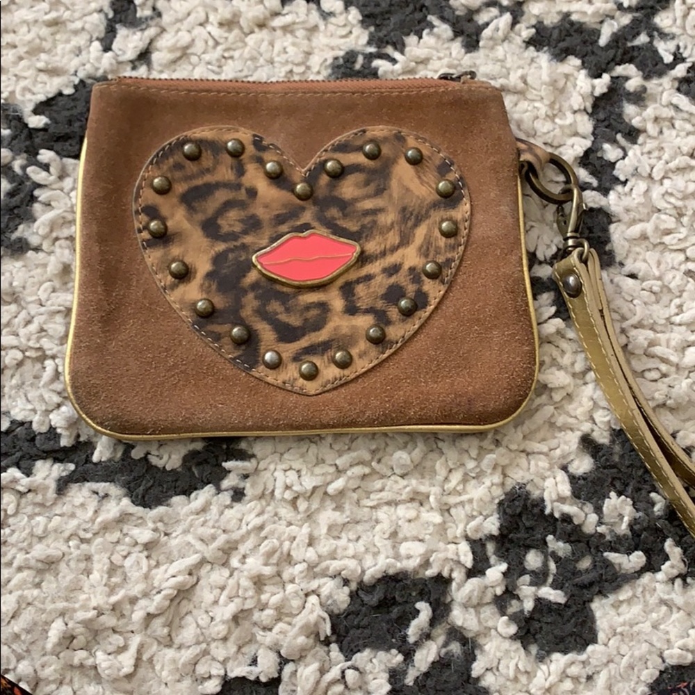 Leather small clutch, super cute!!
